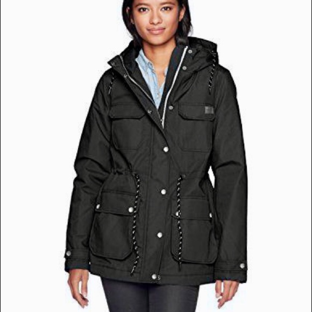 Volcom Venson Jacket Parka Medium Black